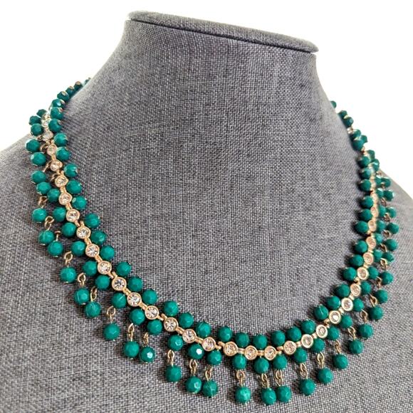 Vintage Avon Signed NRT Rhinestone ChaCha Dangle Movement Bauble Necklace - Picture 2 of 5